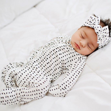 Load image into Gallery viewer, Ruffle 2 Way Zip Romper - Polka Dot