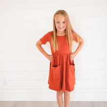 Load image into Gallery viewer, Brick Twirl Dress