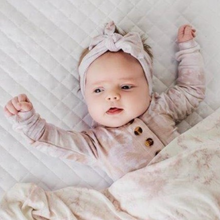 Load image into Gallery viewer, Bow Headband - Champagne Marble