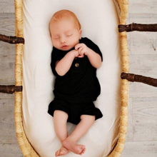 Load image into Gallery viewer, Ribbed Black - Kids Lounge Set