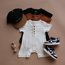 Load image into Gallery viewer, Riley Romper - Cognac