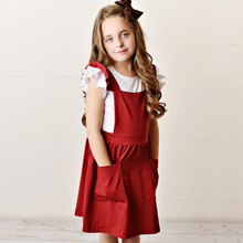 Load image into Gallery viewer, Softest Pinafore - Cabernet (Final Sale*)