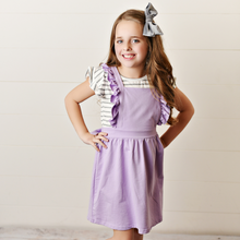 Load image into Gallery viewer, Softest Pinafore - Lavender (Final Sale*)