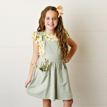 Load image into Gallery viewer, Softest Pinafore - Light Sage (Final Sale*)