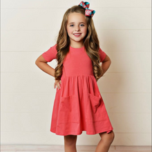 Load image into Gallery viewer, Watermelon Twirl Dress