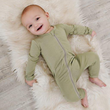Load image into Gallery viewer, 2 Way Zip Romper - Sage