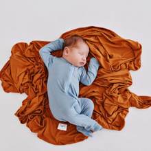 Load image into Gallery viewer, 2 Way Zip Romper - Ocean Blue