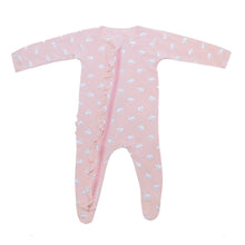 Load image into Gallery viewer, Ruffle 2 Way Zip Romper - Little Birds