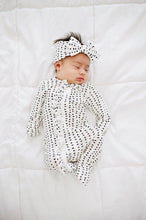 Load image into Gallery viewer, Ruffle 2 Way Zip Romper - Polka Dot