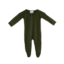 Load image into Gallery viewer, 2 Way Zip Romper - Olive Green