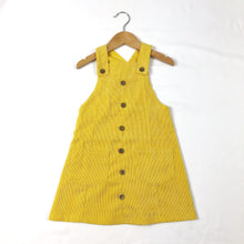 Load image into Gallery viewer, Yellow Corduroy Dress (Final Sale*)