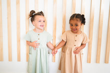 Load image into Gallery viewer, Button Twirl Dress - Mint