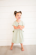 Load image into Gallery viewer, Button Twirl Dress - Mint