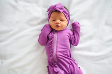 Load image into Gallery viewer, Ruffle 2 Way Zip Romper - Orchid