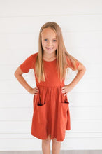 Load image into Gallery viewer, Brick Twirl Dress