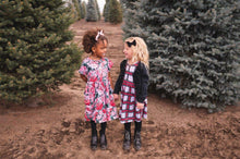 Load image into Gallery viewer, Button Twirl Dress - Plaid