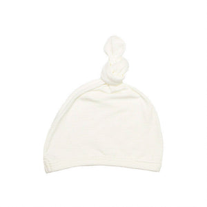 Top Knot Hat - White