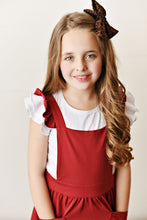 Load image into Gallery viewer, Softest Pinafore - Cabernet (Final Sale*)
