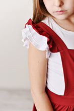 Load image into Gallery viewer, Softest Pinafore - Cabernet (Final Sale*)
