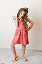 Load image into Gallery viewer, Softest Pinafore - Coral (Final Sale*)