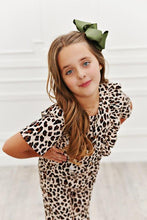 Load image into Gallery viewer, Ruffle Pocket Jumpsuit - Leopard