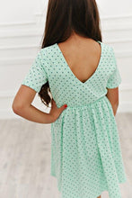 Load image into Gallery viewer, Polka Dot Mint Twirl Dress