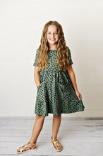 Load image into Gallery viewer, Fern w/ Spots Twirl Dress