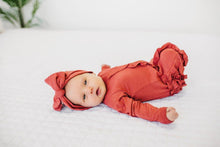 Load image into Gallery viewer, Ruffle 2 Way Zip Romper - Brick