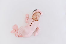 Load image into Gallery viewer, Knotted Baby Gown - Baby Pink