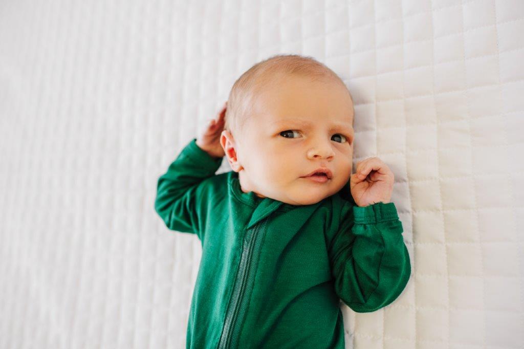 Way Zip Romper Emerald Green – Presley Couture
