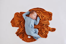 Load image into Gallery viewer, 2 Way Zip Romper - Ocean Blue