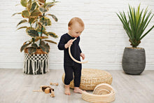 Load image into Gallery viewer, 2 Way Zip Romper - Dark Navy