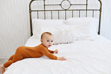 Load image into Gallery viewer, 2 Way Zip Romper - Cognac
