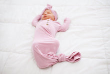 Load image into Gallery viewer, Knotted Baby Gown - Roseberry