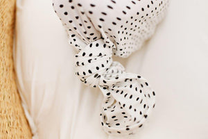 Knotted Baby Gown - Polka Dot