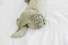 Load image into Gallery viewer, Ruffle 2 Way Zip Romper - Sage