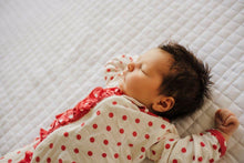 Load image into Gallery viewer, Ruffle 2 Way Zip Romper - Love Bug