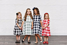 Load image into Gallery viewer, Red & Black Gingham Dress