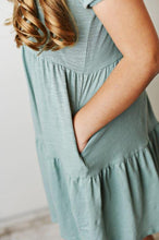 Load image into Gallery viewer, Tier Dress - Seafoam