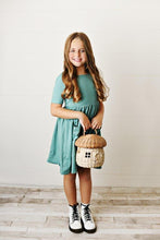 Load image into Gallery viewer, Turquoise Twirl Dress