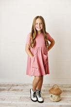 Load image into Gallery viewer, Light Mulberry Twirl Dress