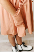 Load image into Gallery viewer, Golden Apricot Twirl Dress
