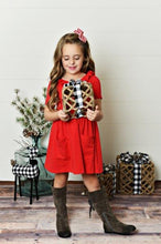 Load image into Gallery viewer, Red Ruffle Twirl Dress