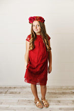 Load image into Gallery viewer, Lace Dress - Ruby Red