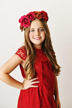 Load image into Gallery viewer, Lace Dress - Ruby Red