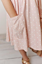 Load image into Gallery viewer, Pink Hearts Twirl Dress