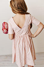 Load image into Gallery viewer, Pink Hearts Twirl Dress