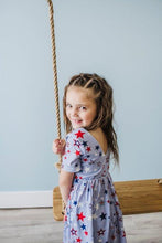Load image into Gallery viewer, Vintage Stars Twirl Dress