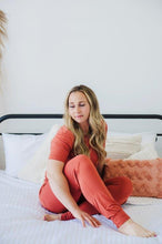 Load image into Gallery viewer, Coral - Women's Short Sleeve Lounge Set