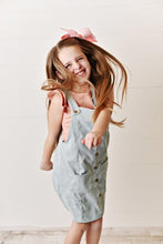 Load image into Gallery viewer, Corduroy Jumper - Chambray (Final Sale*)